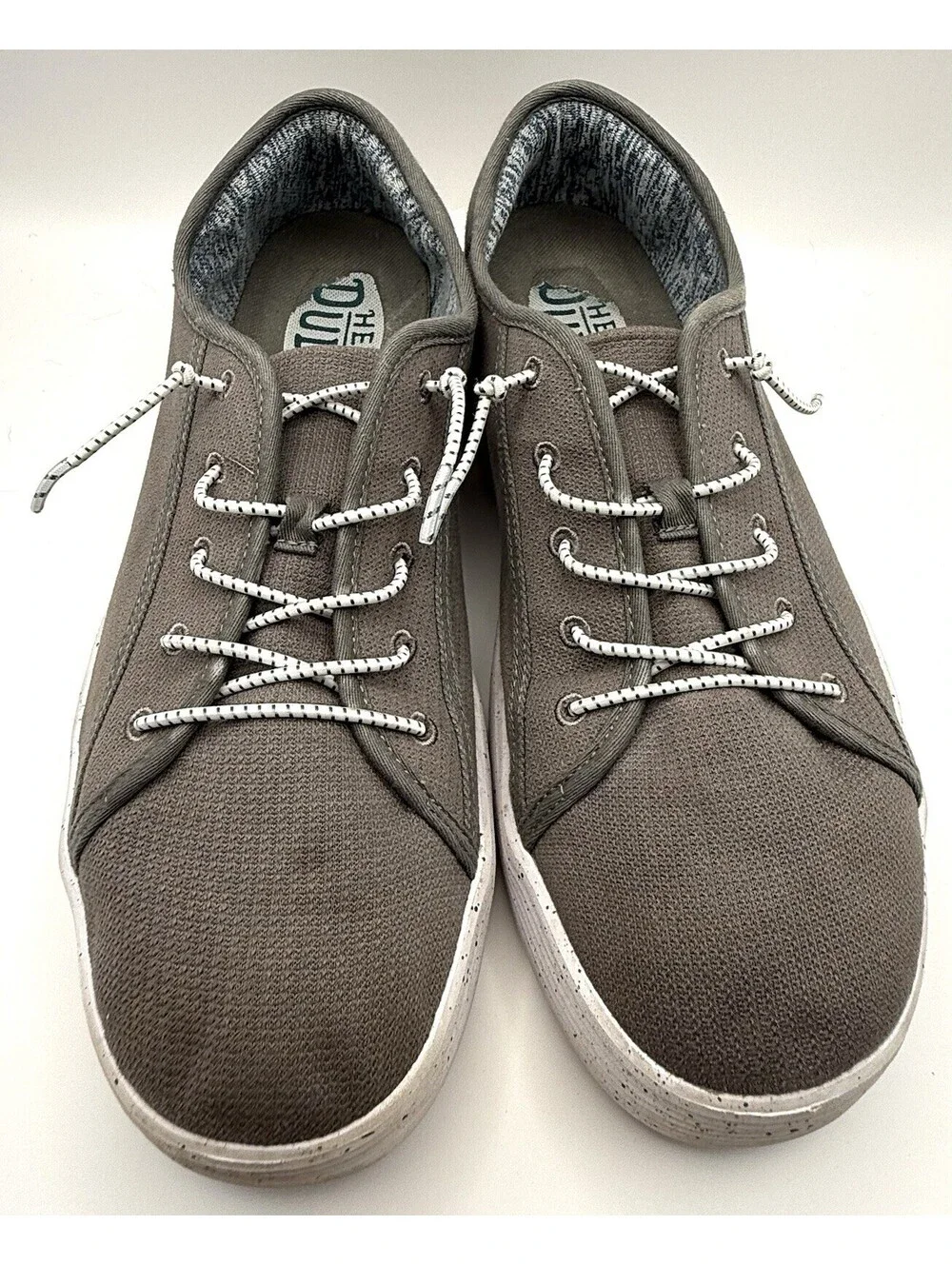 Hey Dude Cody M Sport Mesh Shoes Sz 13 Charcoal Gray Comfort Walking Slip On